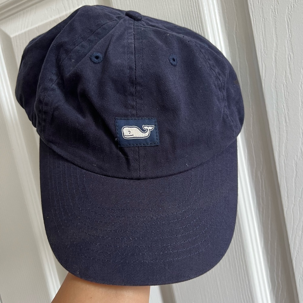 Vineyard Vines hat navy blue classic baseball hat